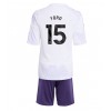 Manchester United Leny Yoro #15 Bortedraktsett Barn 2025-26 Kortermet (+ korte bukser)